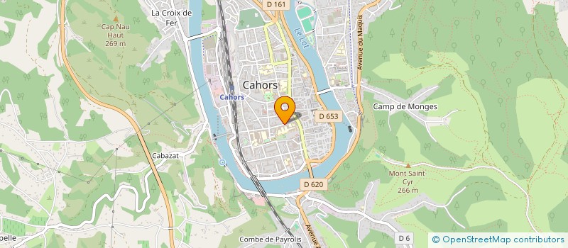 localisation de l'entreprise MONSIEUR AJMAL AHMADZAII  CAHORS