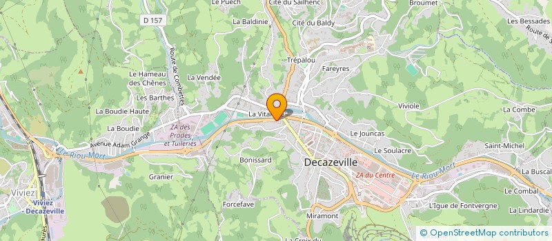 localisation de l'entreprise MONSIEUR AJMAL KHAN  DECAZEVILLE