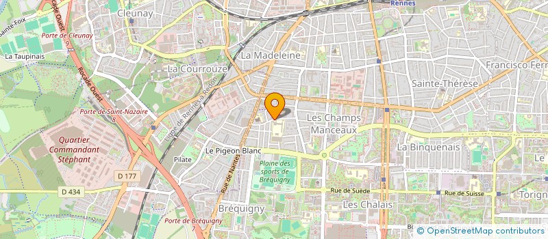 localisation de l'entreprise MONSIEUR AJMAL RAHMANI  RENNES