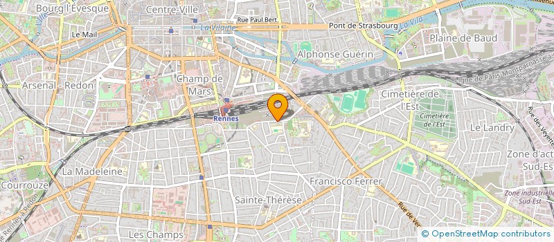 localisation de l'entreprise MONSIEUR AJMAL RASHID  RENNES