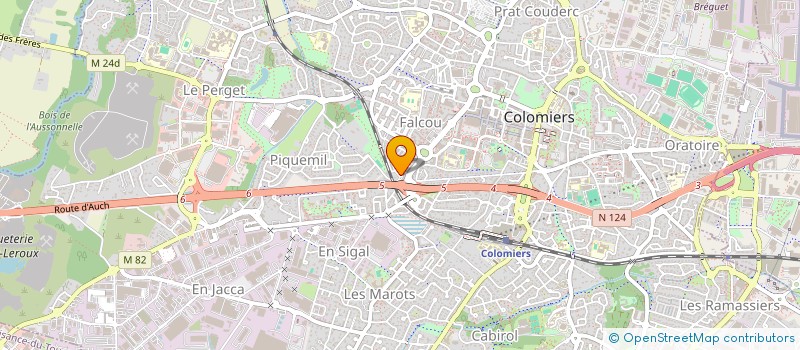 localisation de l'entreprise MONSIEUR AJMAL YOUSSOUFI à COLOMIERS