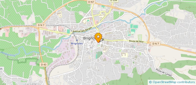 localisation de l'entreprise MONSIEUR AJMI AMEUR à BRIGNOLES