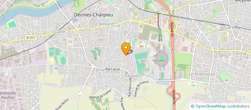 localisation de l'entreprise MONSIEUR AJMY LAYOUNI  DECINES-CHARPIEU