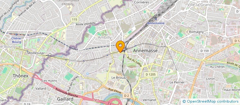 localisation de l'entreprise MONSIEUR AJVAZ AJVAZI à AMBILLY