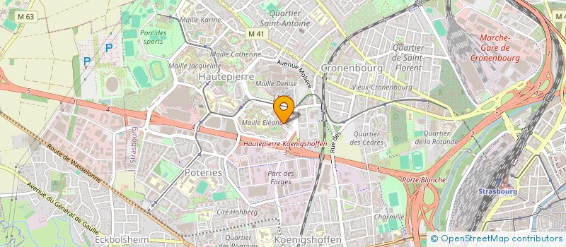 localisation de l'entreprise MONSIEUR AKA KASSI à STRASBOURG