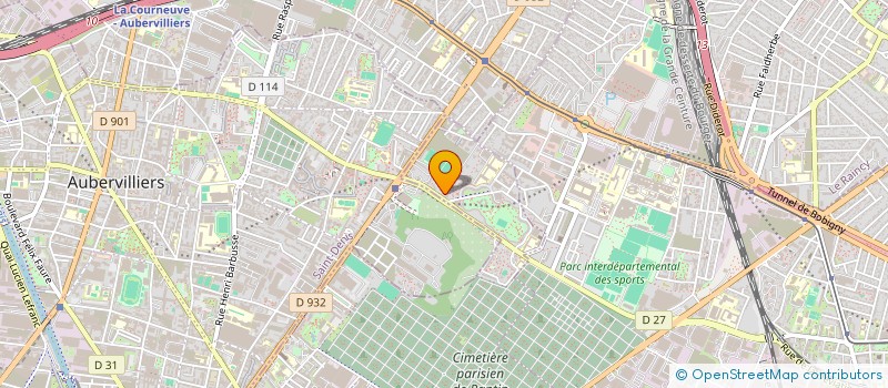 localisation de l'entreprise MONSIEUR AKADIRI ALI  PANTIN