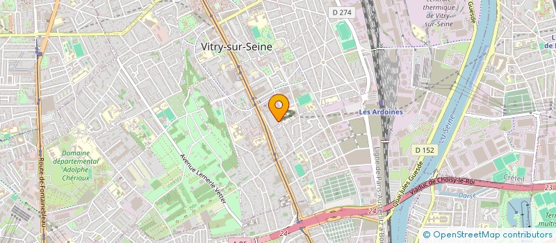 localisation de l'entreprise MONSIEUR AKAFFOU GNANGBA à VITRY-SUR-SEINE