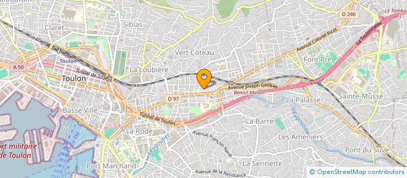 localisation de l'entreprise MONSIEUR AKAKI SKHIRTLADZE  TOULON