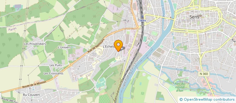 localisation de l'entreprise MONSIEUR AKAKPO EKOUE KOUDJODJI  PARON