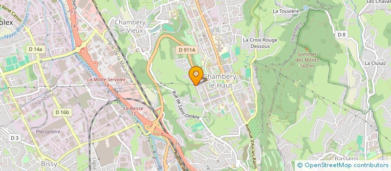 localisation de l'entreprise MONSIEUR AKAN BEYAZIT  CHAMBERY