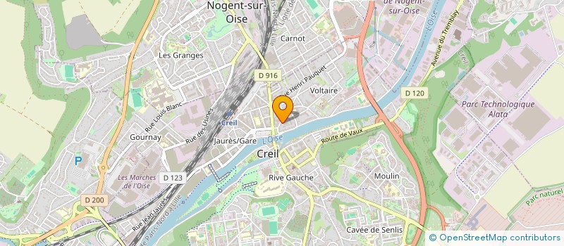 localisation de l'entreprise MONSIEUR AKAN CELIK  CREIL