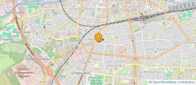 localisation de l'entreprise MONSIEUR AKAPEA ORAGA à RENNES