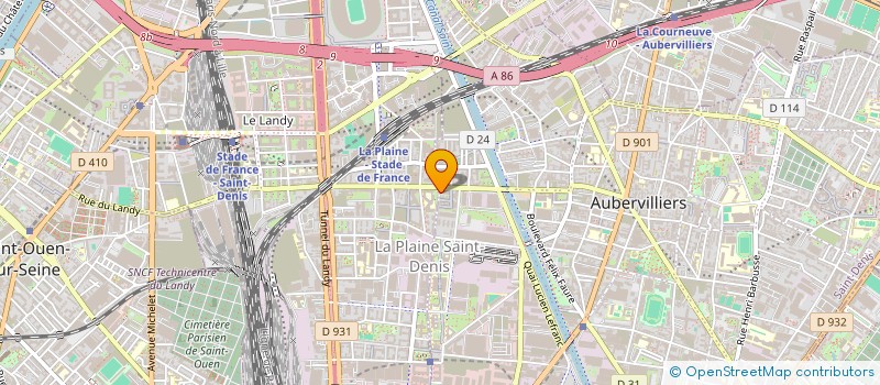 localisation de l'entreprise MONSIEUR AKASH BARUA  AUBERVILLIERS