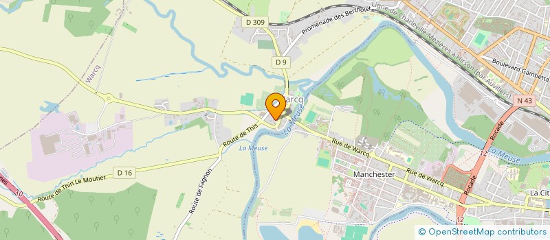 localisation de l'entreprise MONSIEUR AKBAR AKBAR HAMID  WARCQ