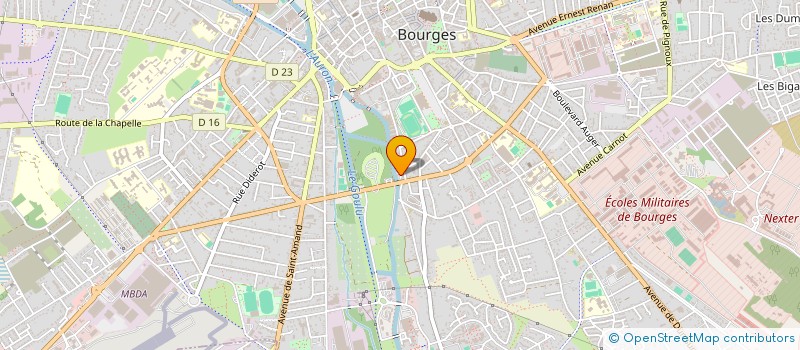 localisation de l'entreprise MONSIEUR AKBAR GHOLAMI  BOURGES