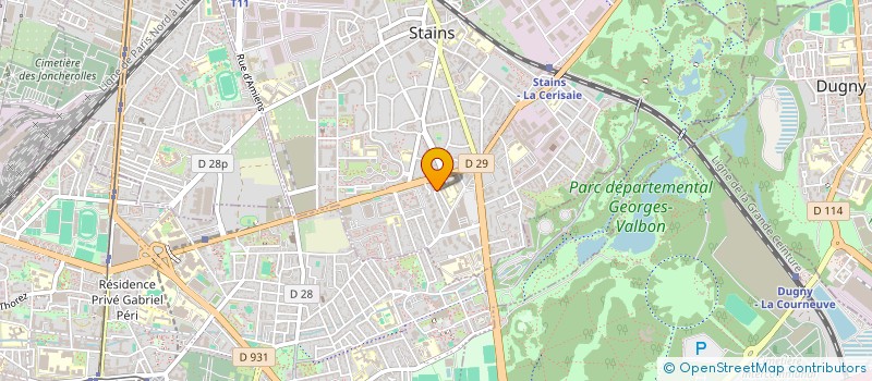 localisation de l'entreprise MONSIEUR AKBAR GUL AHMADZAI à STAINS