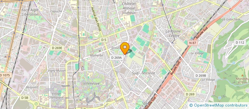 localisation de l'entreprise MONSIEUR AKE KAKOU  GRENOBLE