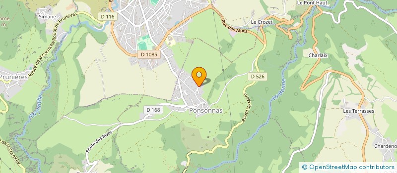 localisation de l'entreprise MONSIEUR AKENAN JOSSINET  LA MORTE