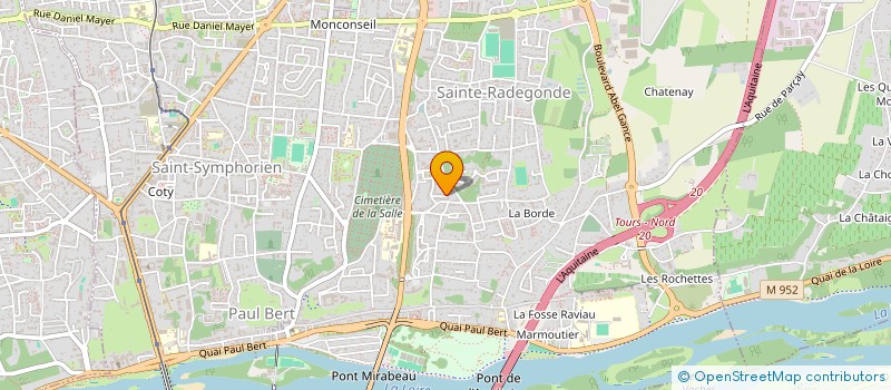 localisation de l'entreprise MONSIEUR AKERMI FTIRICH  TOURS