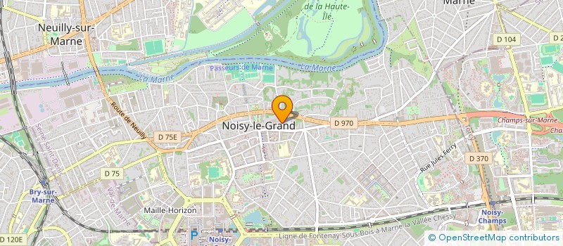 localisation de l'entreprise MONSIEUR AKESSE PASCAL I KOUADIO à NOISY-LE-GRAND