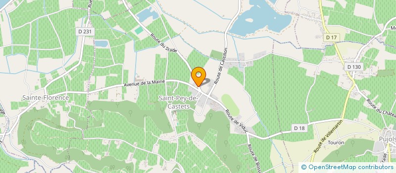 localisation de l'entreprise MONSIEUR AKEXANDRE FLORENT  SAINT-PEY-DE-CASTETS