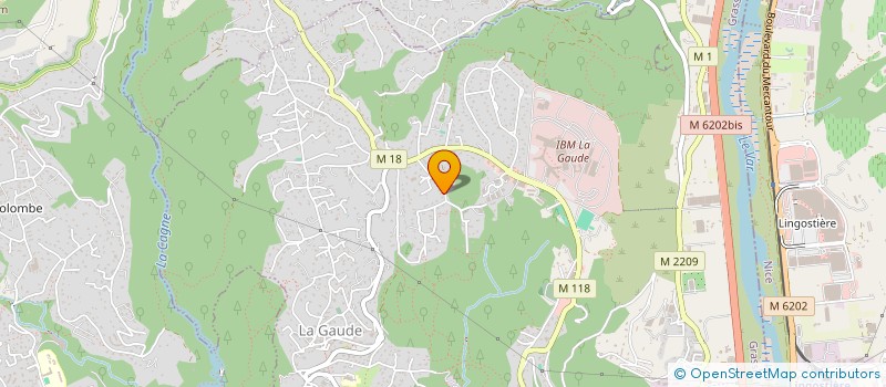 localisation de l'entreprise MONSIEUR AKHARA CHAY  LA GAUDE