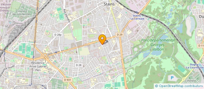 localisation de l'entreprise MONSIEUR AKHMED ISSANOVITCH GUIDAYEV  STAINS