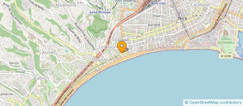 localisation de l'entreprise MONSIEUR AKHMED NIKIEV  NICE