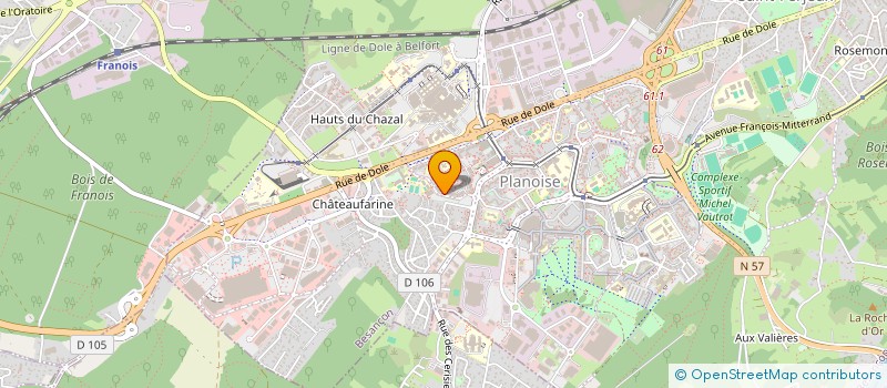 localisation de l'entreprise MONSIEUR AKHTAR AHMADZAI  BESANCON