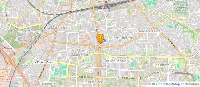 localisation de l'entreprise MONSIEUR AKHTAR GUL  RENNES