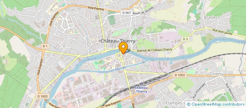 localisation de l'entreprise MONSIEUR AKHTAR JAVED  CHATEAU-THIERRY