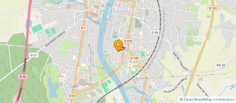 localisation de l'entreprise MONSIEUR AKID HUSSEIN  CHATELLERAULT