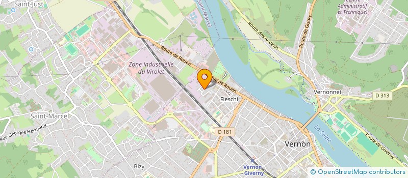 localisation de l'entreprise MONSIEUR AKIF CANFEDA  VERNON