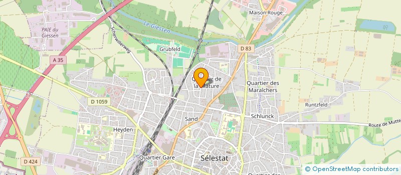 localisation de l'entreprise MONSIEUR AKIF CIMEN  SELESTAT