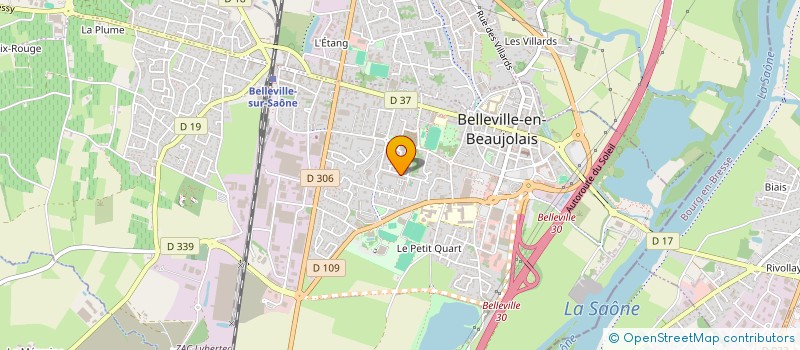 localisation de l'entreprise MONSIEUR AKIF KANMIS  BELLEVILLE-EN-BEAUJOLAIS