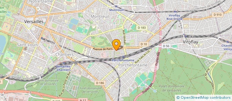 localisation de l'entreprise MONSIEUR AKIL EL MONCER à VERSAILLES