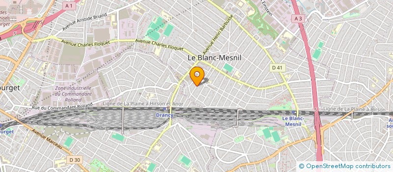 localisation de l'entreprise MONSIEUR AKIL MOHAMMAD à LE BLANC-MESNIL