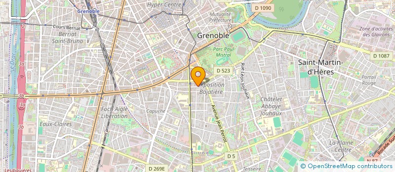 localisation de l'entreprise MONSIEUR AKILA BOULAHDJAR à GRENOBLE