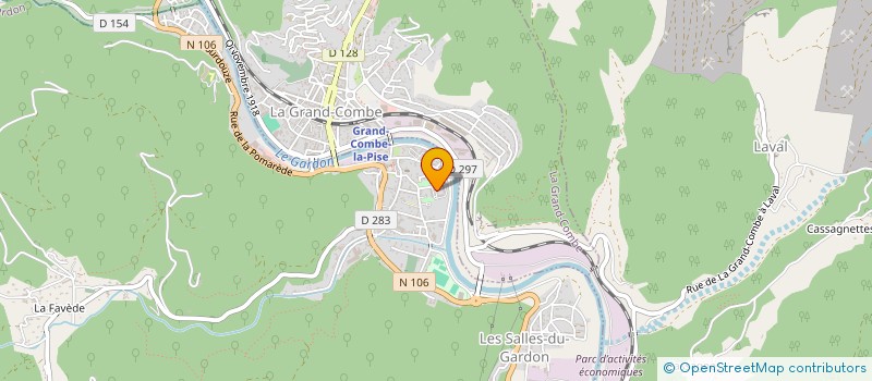 localisation de l'entreprise MONSIEUR AKIM AHMIDA  LES SALLES-DU-GARDON