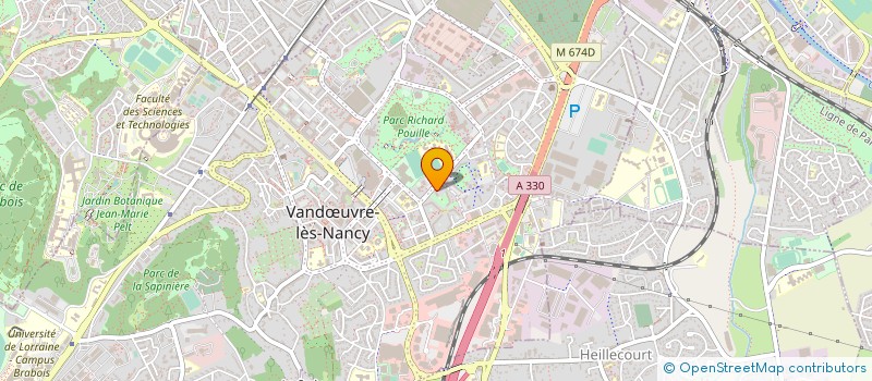 localisation de l'entreprise MONSIEUR AKIM AMAR  VANDUVRE-LES-NANCY