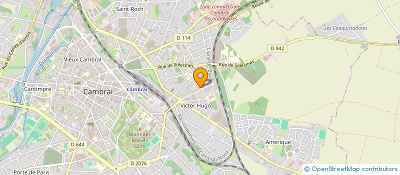 localisation de l'entreprise MONSIEUR AKIM BELARBI  CAMBRAI