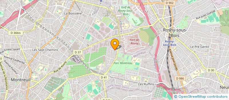 localisation de l'entreprise MONSIEUR AKIM BENATTIA à MONTREUIL