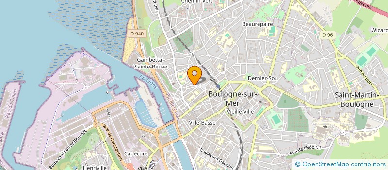 localisation de l'entreprise MONSIEUR AKIM BENKADA  BOULOGNE-SUR-MER