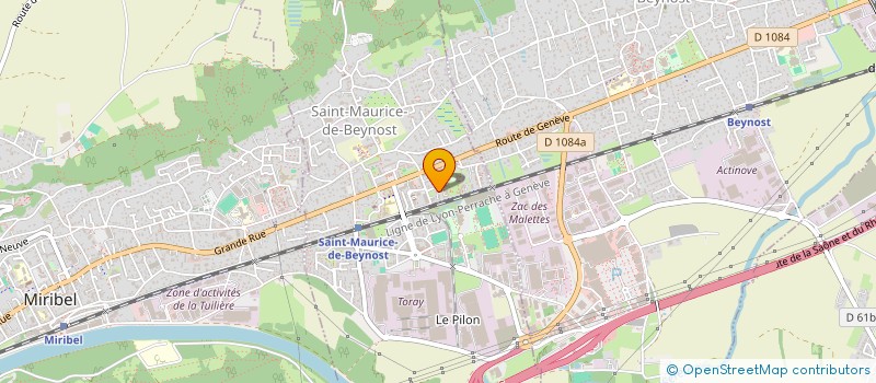 localisation de l'entreprise MONSIEUR AKIM BOUABBANE  SAINT-MAURICE-DE-BEYNOST