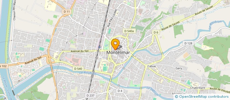 localisation de l'entreprise MONSIEUR AKIM BOUDOUANI  MONTELIMAR