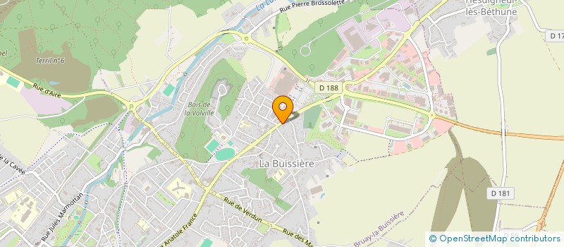 localisation de l'entreprise MONSIEUR AKIM BOULARD  BRUAY-LA-BUISSIERE