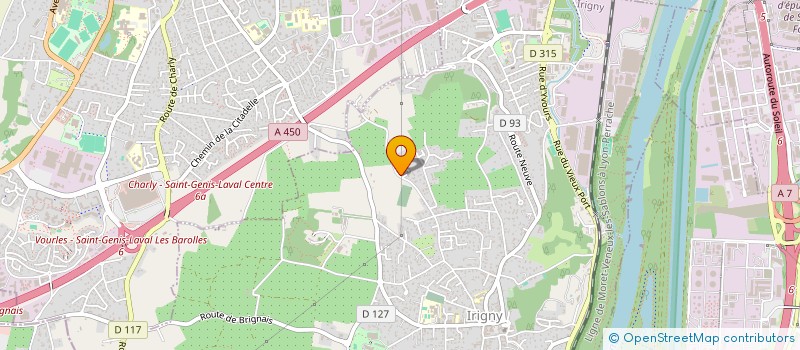 localisation de l'entreprise MONSIEUR AKIM BOUTALEB  IRIGNY