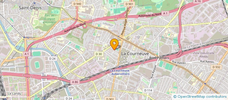 localisation de l'entreprise MONSIEUR AKIM BRAHIMI à LA GARENNE-COLOMBES