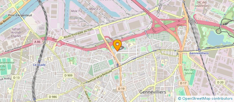 localisation de l'entreprise MONSIEUR AKIM BSIKRI à GENNEVILLIERS