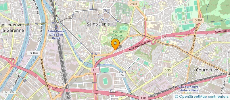 localisation de l'entreprise MONSIEUR AKIM DAHISSA à SAINT-DENIS